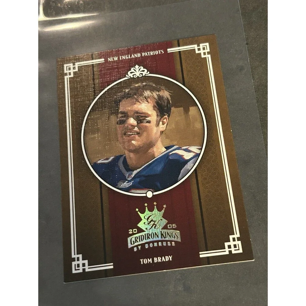 Donruss 2005 Throwback Threads Tom Brady #GK-25 Gridiron Kings /100 Patriots